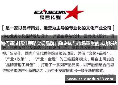 如何通过精准策略实现品牌口碑逆转与市场重生的成功秘诀